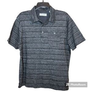 English Laundry Men’s Dark Grey Short Sleeve Polo Size Large